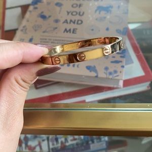 Rose Gold LOVE bracelet size 16